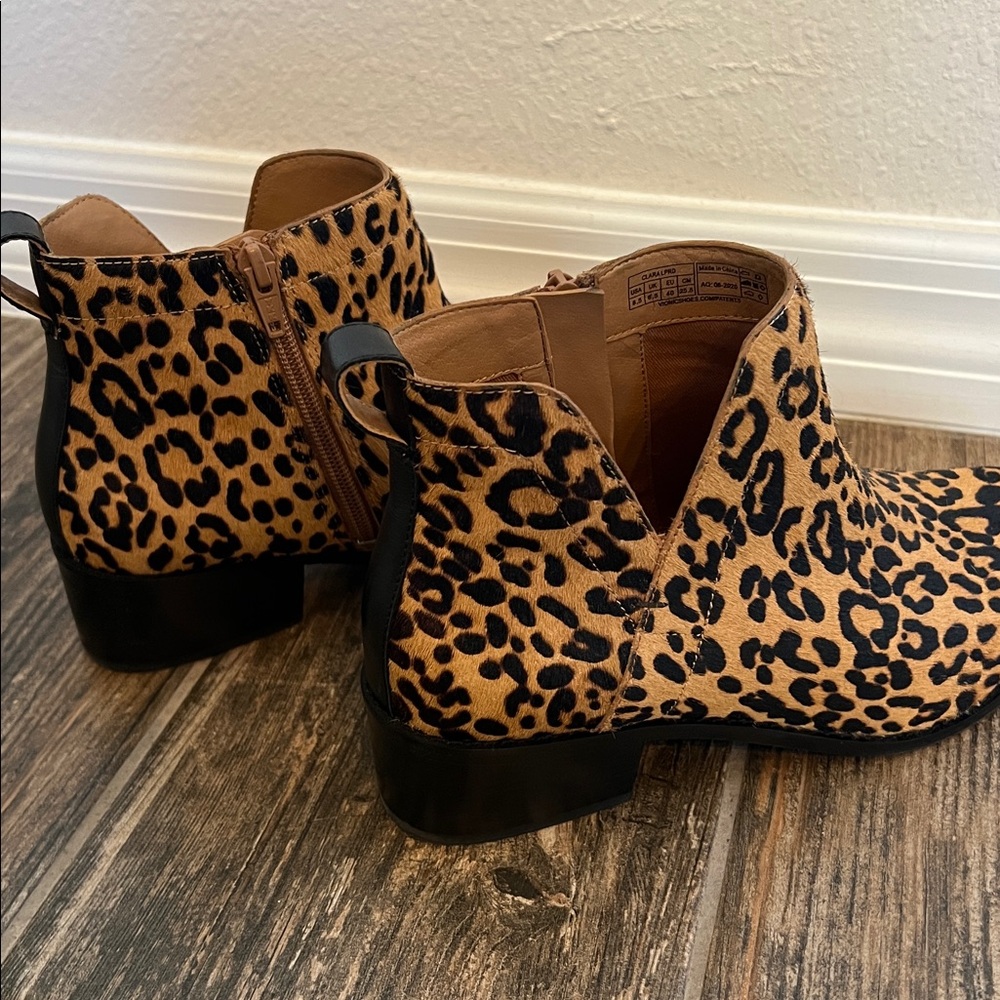 Vionic Leopard Print Ankle Booties - 8.5 - EUC - Picture 5 of 9